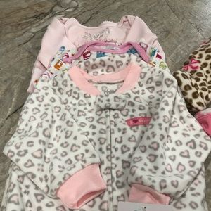 Fleece pajamas/gowns